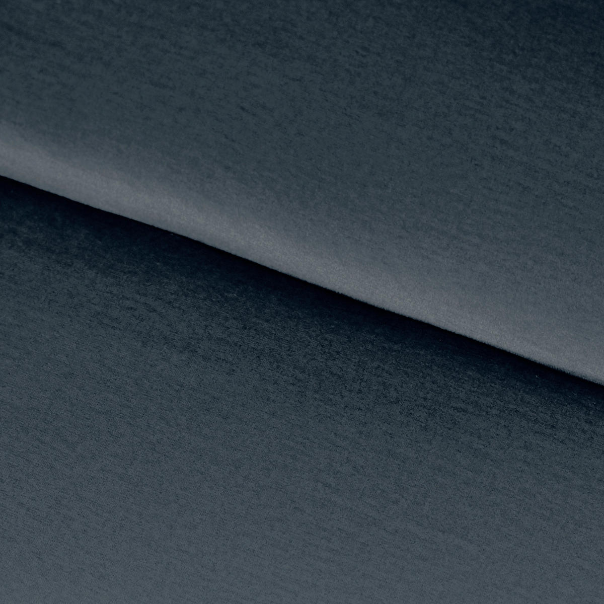 RELAXLIEGE SWING Samt Dunkelblau  - Schwarz/Dunkelblau, Design, Textil/Metall (65/65-95/171cm) - Livetastic