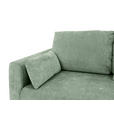 SCHLAFSOFA Chenille Mintgrün  - Schwarz/Mintgrün, KONVENTIONELL, Kunststoff/Textil (161/90/108cm) - Carryhome