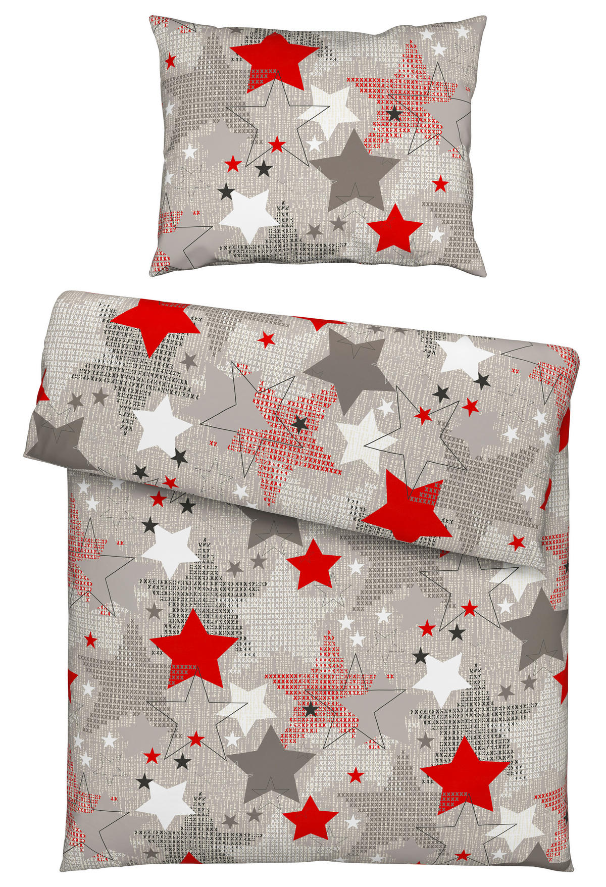 BETTWÄSCHE Flanell 140/200 cm  - Anthrazit, KONVENTIONELL, Textil (140/200cm) - Esposa