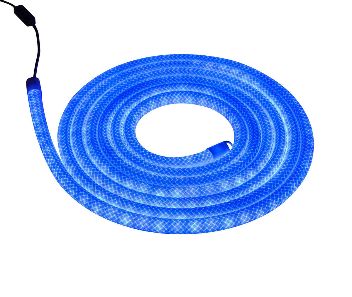 LED-DEKOLEUCHTE 500 cm  - Transparent/Weiß, Trend, Kunststoff/Textil (500cm) - Novel