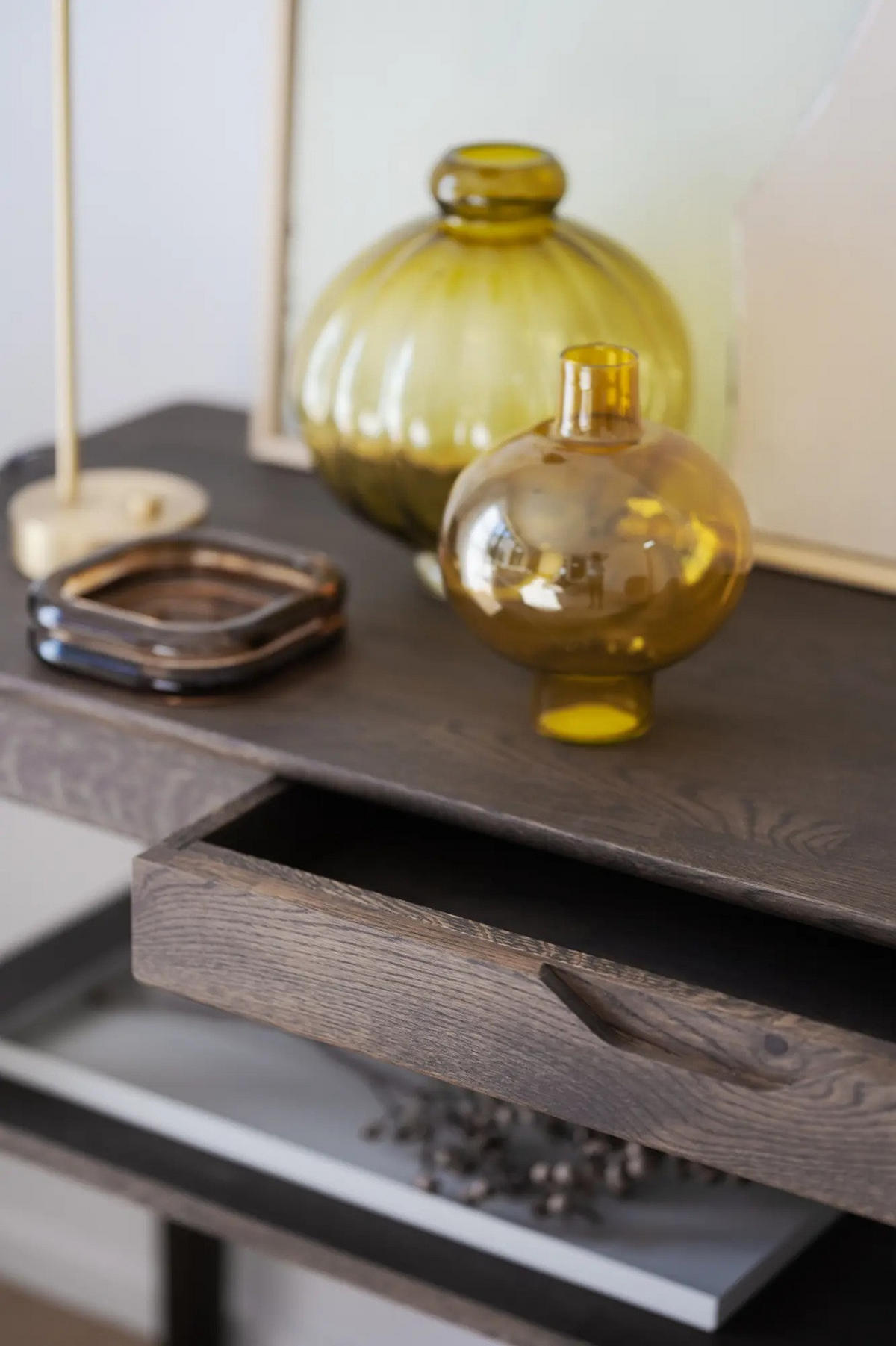 SIDOBORD i trä 140/40/75 cm  - mörkbrun, Klassisk, trä (140/40/75cm) - Rowico