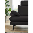 ECKSOFA in Echtleder Dunkelbraun  310/180 cm  - Dunkelbraun/Schwarz, Design, Leder/Metall (310/180cm) - Dieter Knoll
