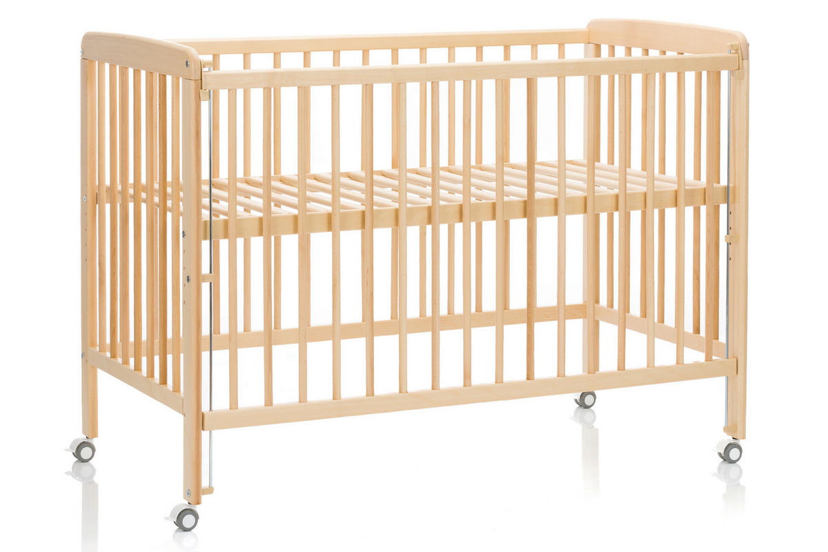 BEISTELLBETT Nena  125/63/91 cm  - Naturfarben, Basics, Holz (125/63/91cm) - Fillikid