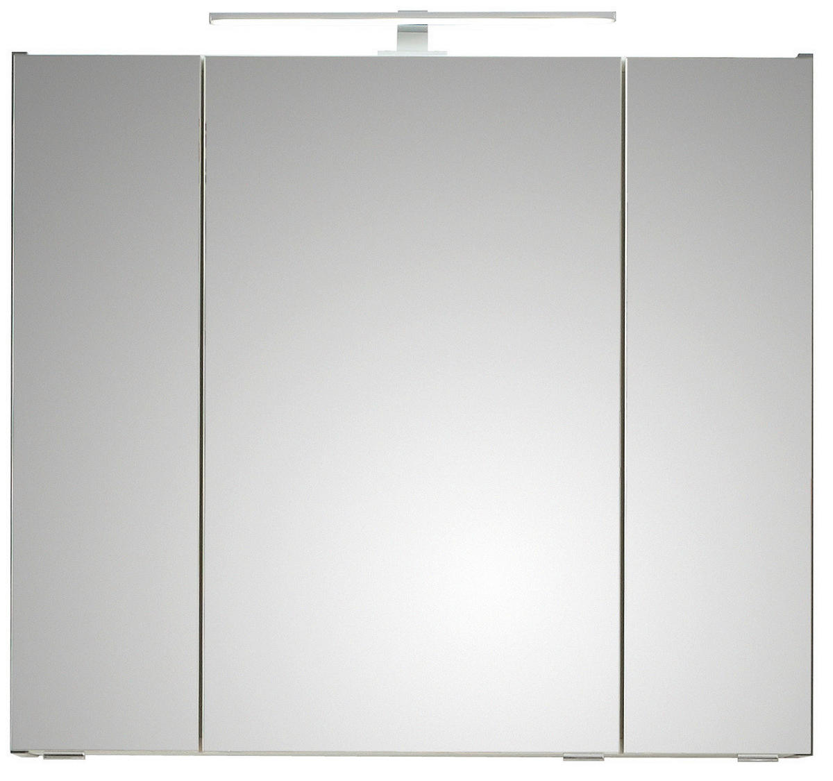 SPIEGELSCHRANK 80/70/16 cm  - Chromfarben/Dunkelgrau, Basics, Glas/Holzwerkstoff (80/70/16cm) - Pelipal