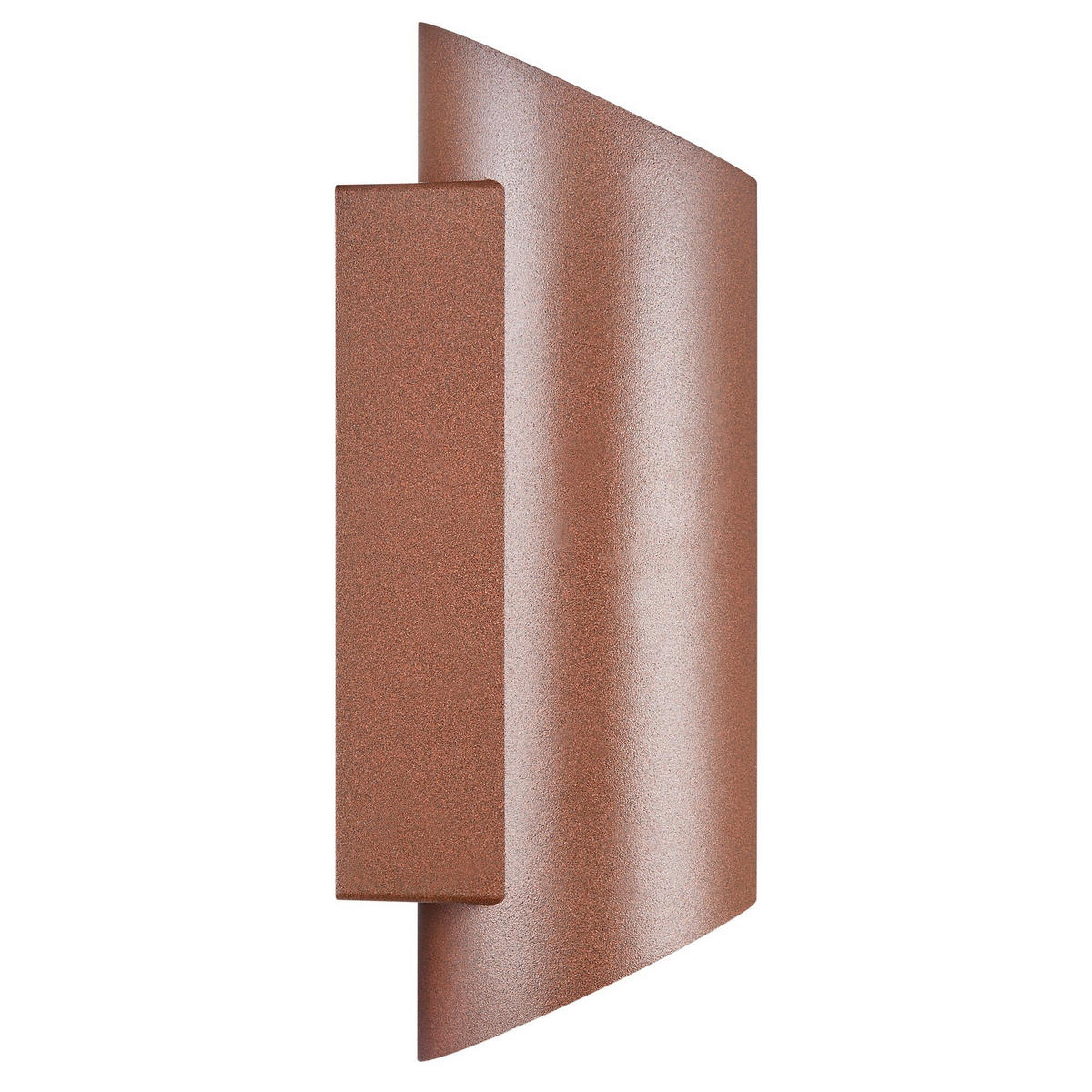 WANDLEUCHTE Nico 7,7/23,5 cm  - Rostfarben, Design, Metall (7,7/23,5cm) - Nordlux