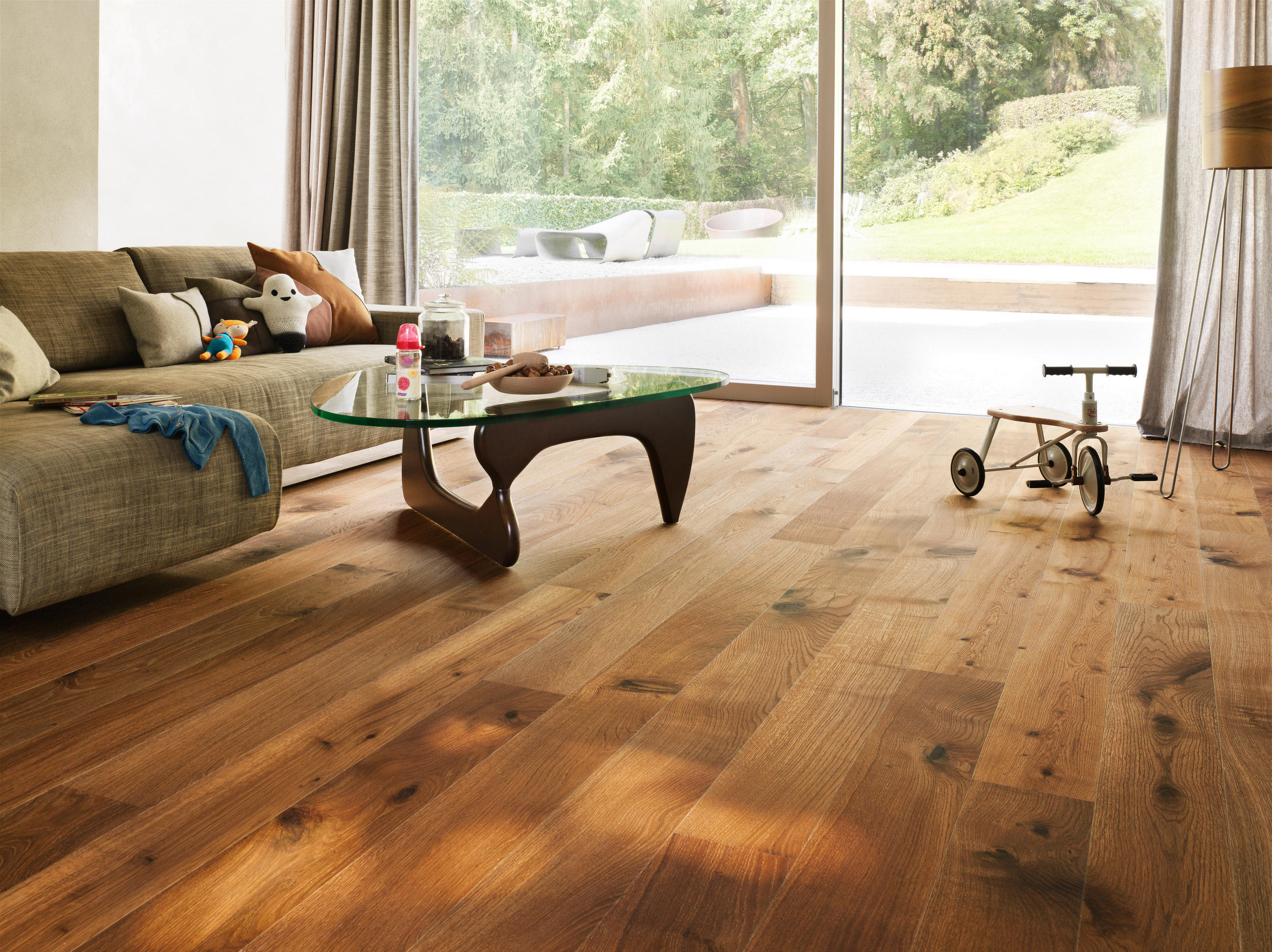 LANDHAUSDIELE Marcanto Trend Eiche Caramel 100011401  per  m² - Design, Holz (220,5/17,6/1,3cm) - Tilo