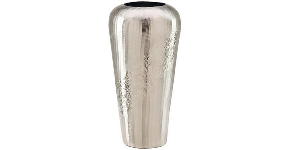 VASE 30 cm  - Nickelfarben, Design, Metall (15/30cm) - Ambia Home