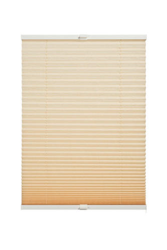 PLISSÉGARDIN beige 220/80 cm