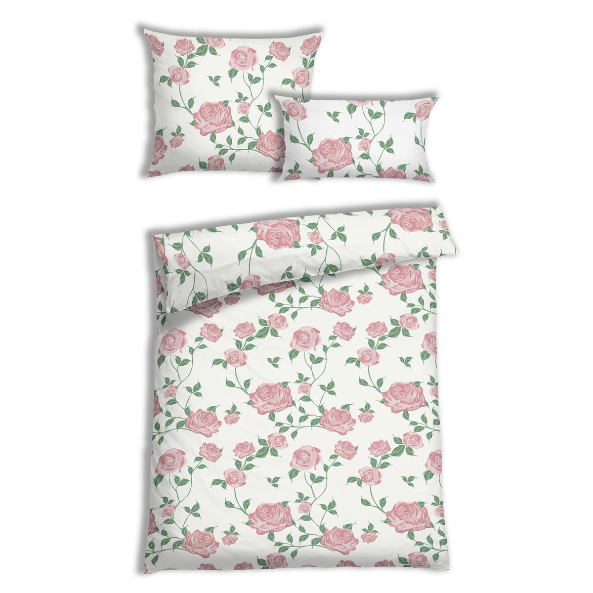 BETTWÄSCHE 140/200 cm  - Rosa, KONVENTIONELL, Textil (140/200cm) - Florella