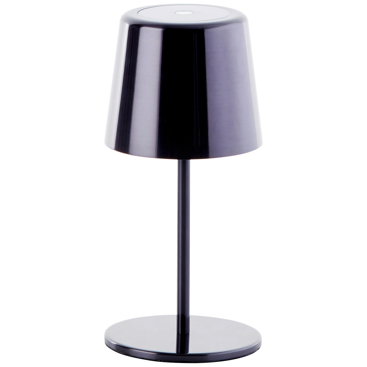 STOLNA PUNJIVA SVJETILJKA  - crni krom, Basics, metal (11/37/11cm)