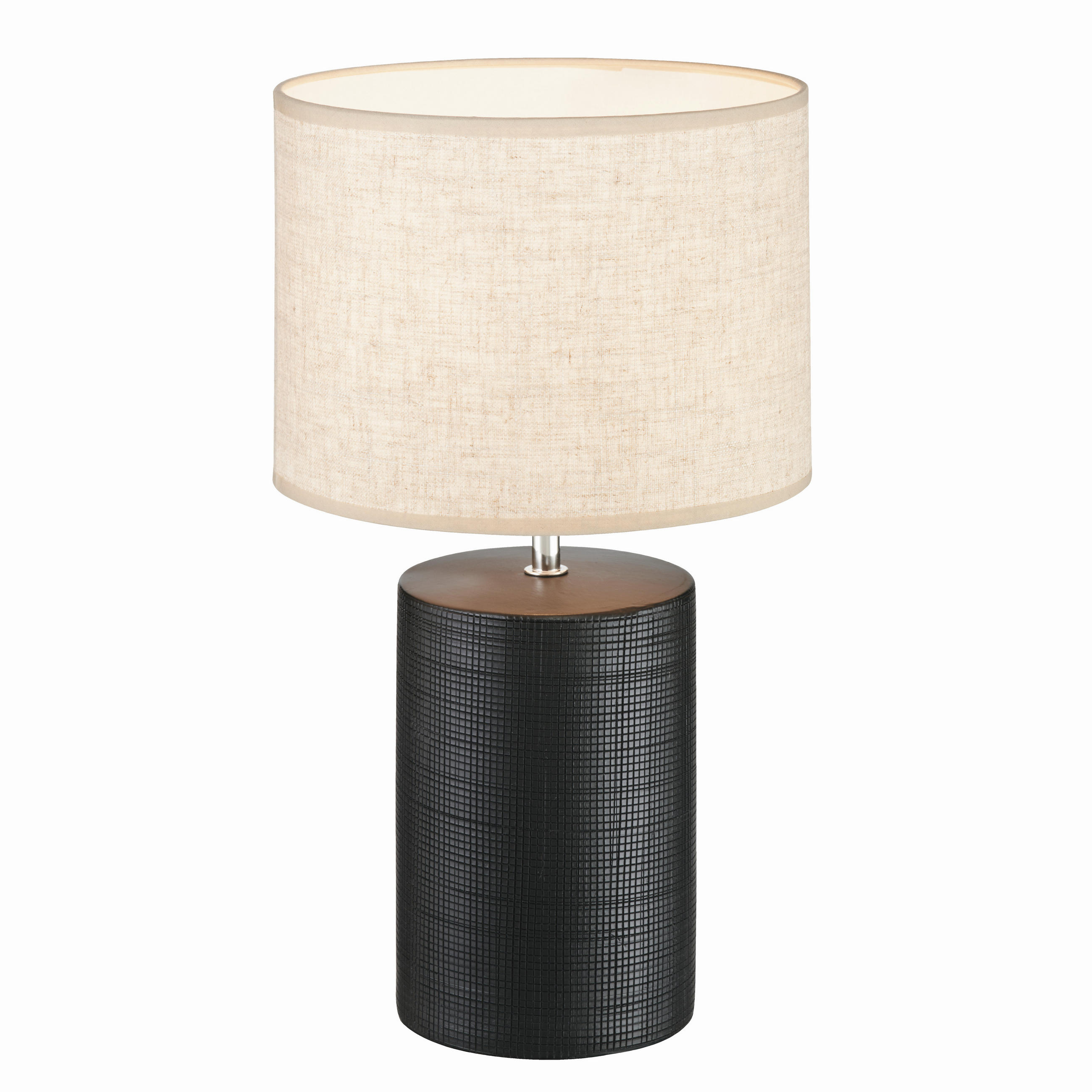 BORDSLAMPA Bois 24/43 cm   - svart, Design, keramik (24/43cm) - Fischer & Honsel