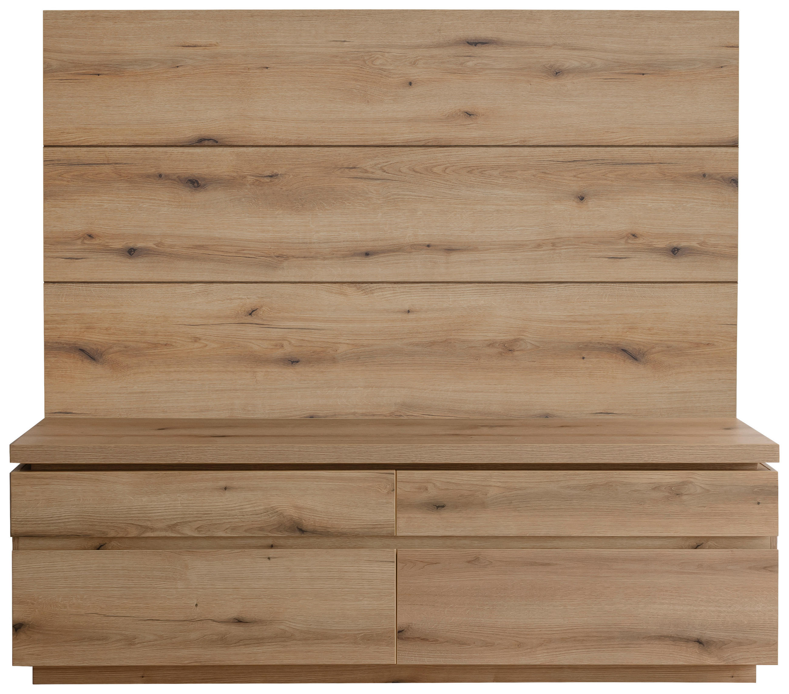 WOHNWAND  Eichefarben 180/164/40 cm  - Eichefarben, Design, Holzwerkstoff (180/164/40cm) - Livetastic