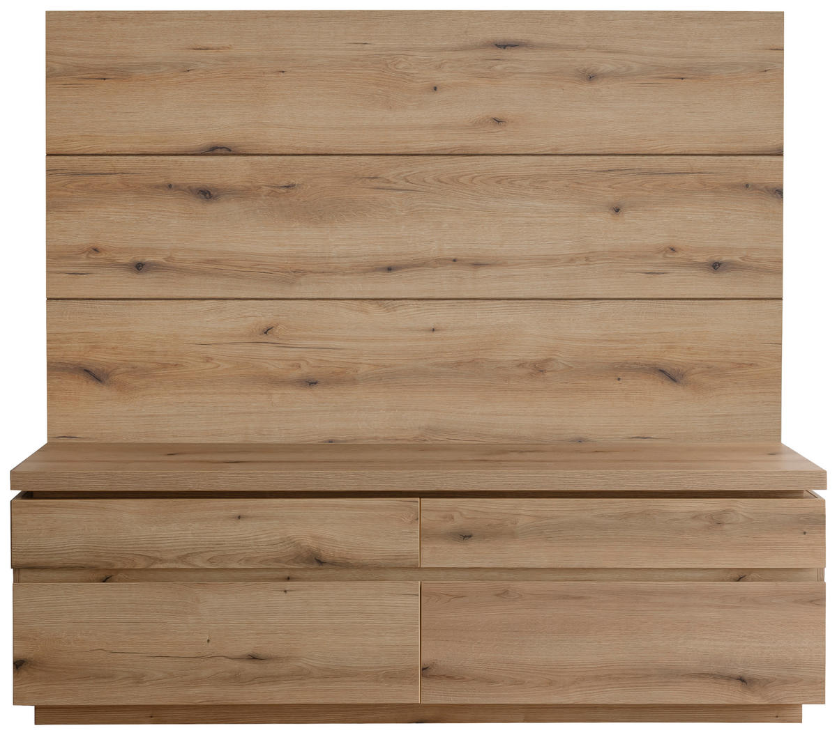 WOHNWAND  Eichefarben 180/164/40 cm  - Eichefarben, Design, Holzwerkstoff (180/164/40cm) - Livetastic