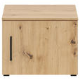 AUFSATZSCHRANK 45/35/40 cm  - Schwarz/Eiche Artisan, MODERN, Holzwerkstoff/Kunststoff (45/35/40cm) - Carryhome