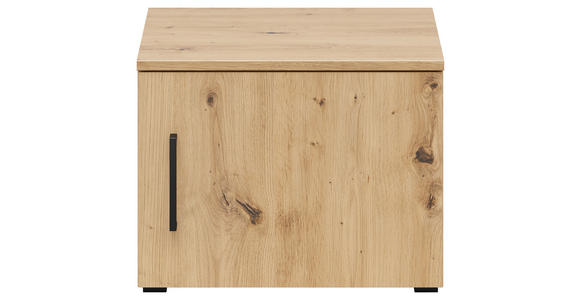 AUFSATZSCHRANK 45/35/40 cm  - Schwarz/Eiche Artisan, MODERN, Holzwerkstoff/Kunststoff (45/35/40cm) - Carryhome