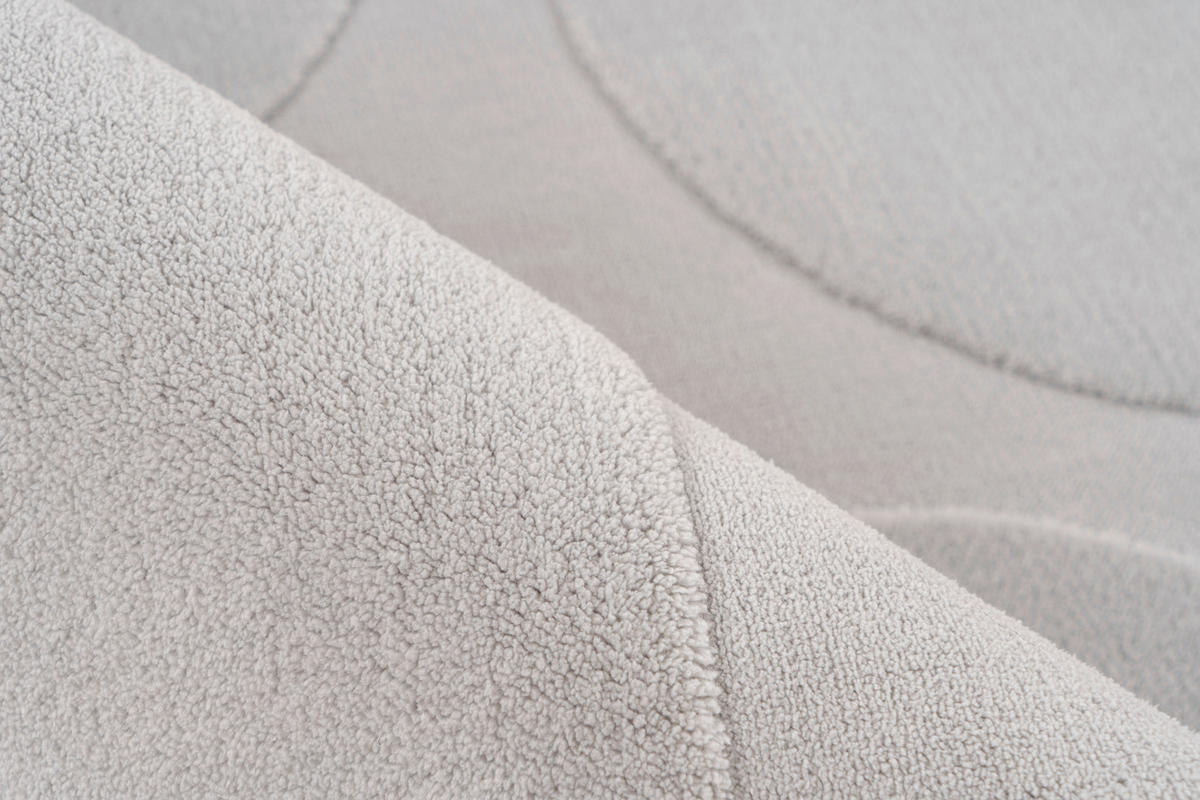 WEBTEPPICH 120/170 cm  - Silberfarben, Basics, Textil (120/170cm)