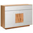 SIDEBOARD 120/87/40 cm - Buchefarben/Weiß, MODERN, Glas/Holz (120/87/40cm) - Linea Natura SIDEBOARD 120/87/40 cm - Buchefarben/Weiß, MODERN, Glas/Holz (120/87/40cm) - Linea Natura