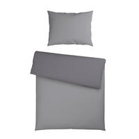 WENDEBETTWÄSCHE 140/200 cm  - Anthrazit, Textil (140/200cm) - Dieter Knoll