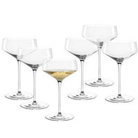 GLÄSERSET Puccini 6-teilig  - Transparent, Design, Glas (11/17,9/11cm) - Leonardo