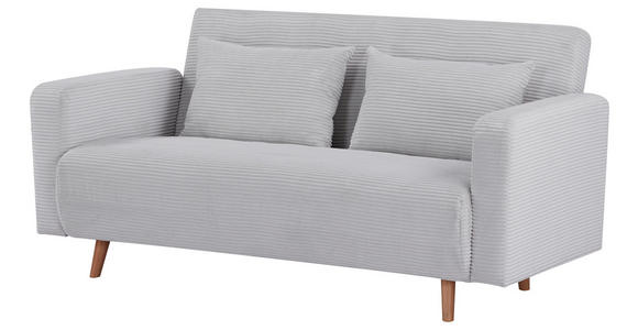 SCHLAFSOFA Cord Beige - Beige/Naturfarben, Design, Holz/Textil (167/81/90cm) - Carryhome