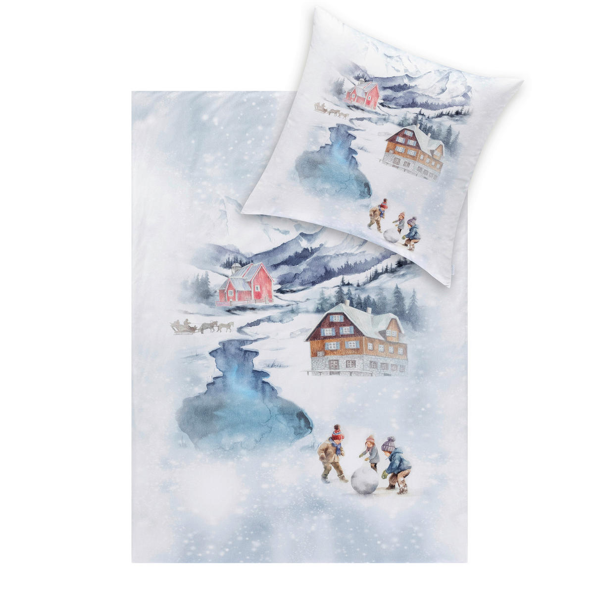 BETTWÄSCHE Impulse Flanell 155/200 cm  - Multicolor, Design, Textil (155/200cm) - Estella