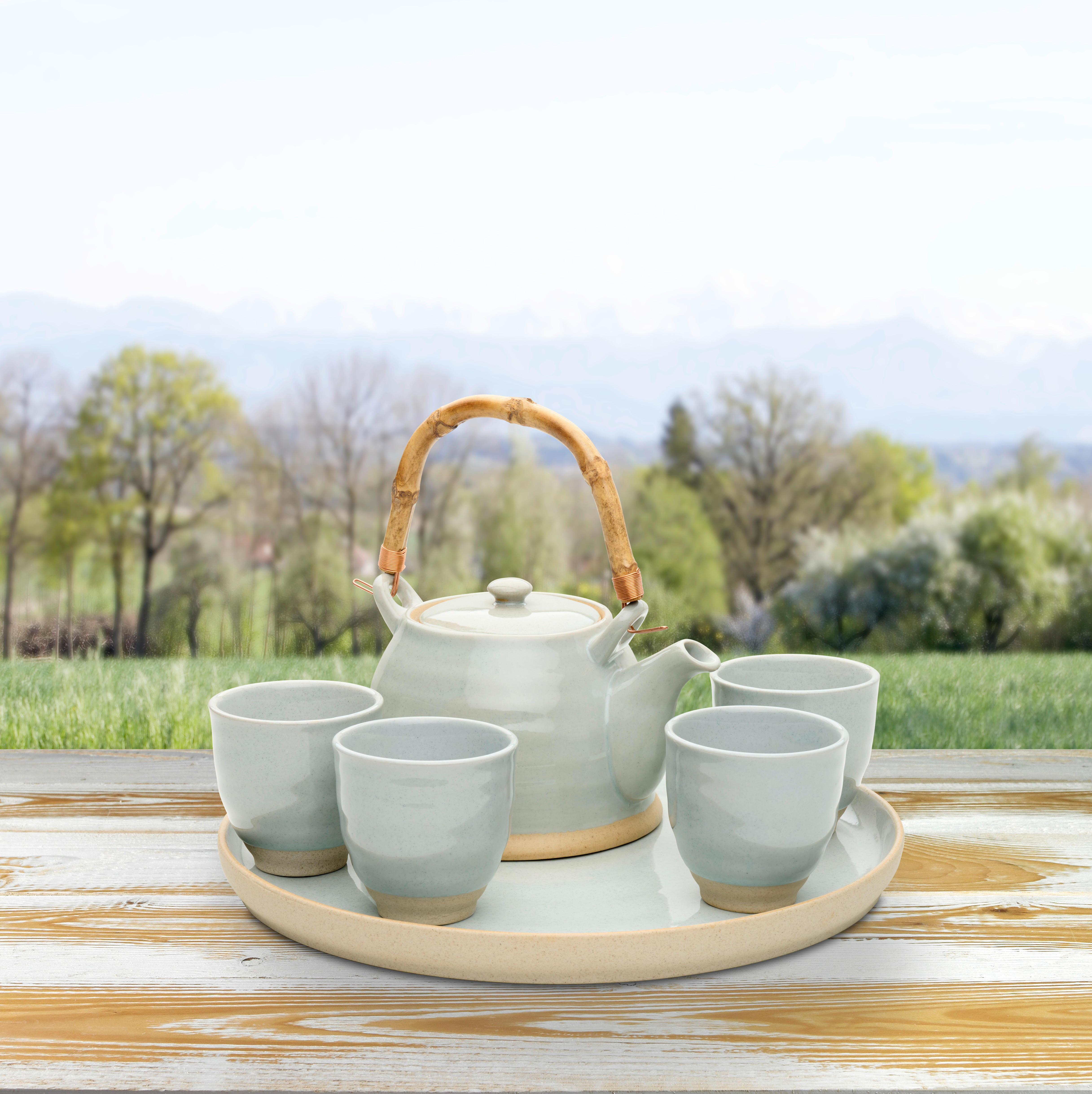 TEESET  - Hellblau, LIFESTYLE, Naturmaterialien/Keramik - Landscape