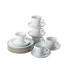 Porzellan KAFFEESET 18-teilig - Multicolor/Weiß, Keramik Porzellan KAFFEESET 18-teilig - Multicolor/Weiß, Keramik