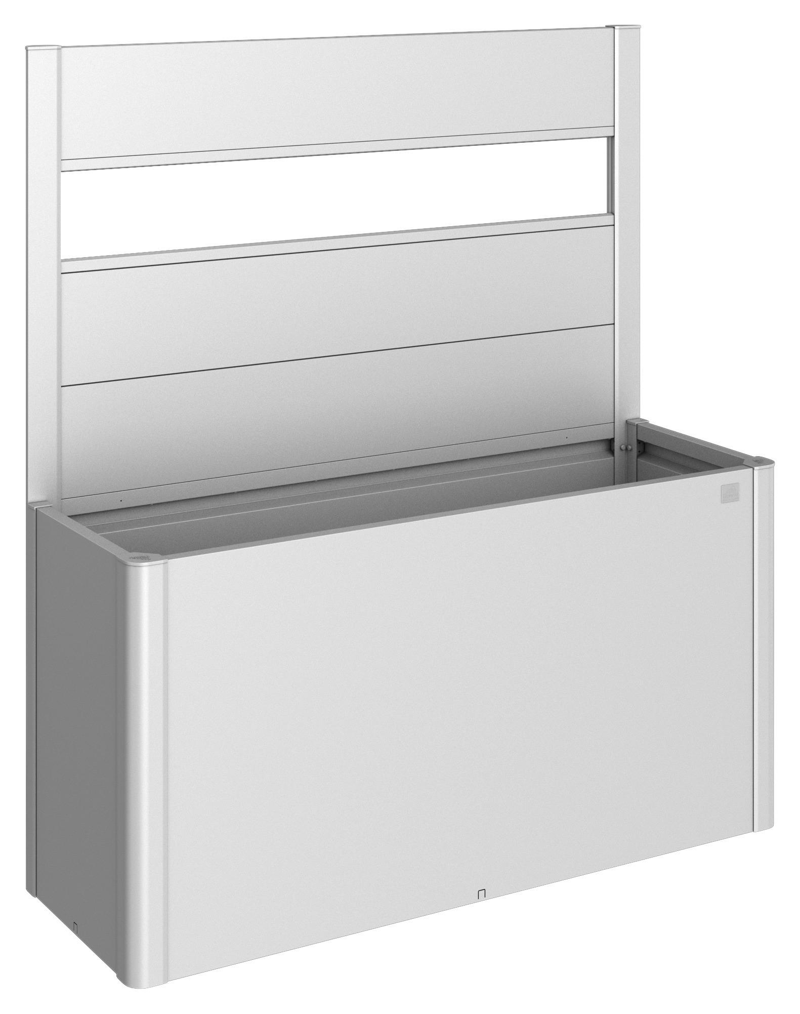 SICHTSCHUTZ ohne Hochbeet - Silberfarben, Basics, Kunststoff/Metall (152/91/4cm) - Biohort