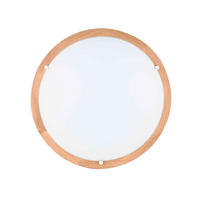 LED-DECKENLEUCHTE FRIDA 35/8 cm   - Weiß, Natur, Glas (35/8cm)