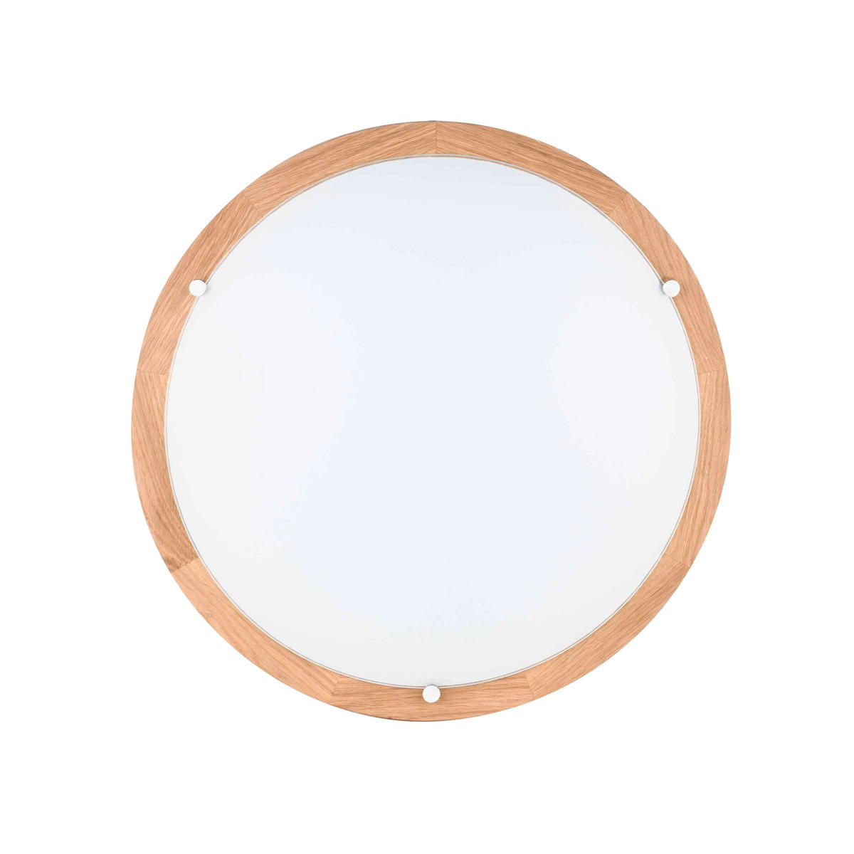 LED-DECKENLEUCHTE FRIDA 35/8 cm   - Weiß, Natur, Glas (35/8cm)