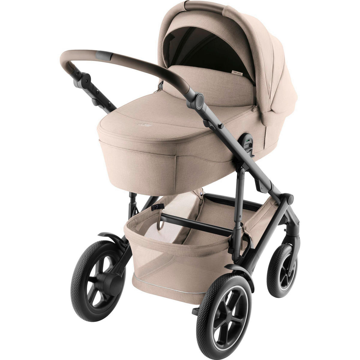LIEGEWANNE Smile 5Z  - Hellbraun, Basics, Textil/Metall (20/43/85.5cm) - Britax Römer