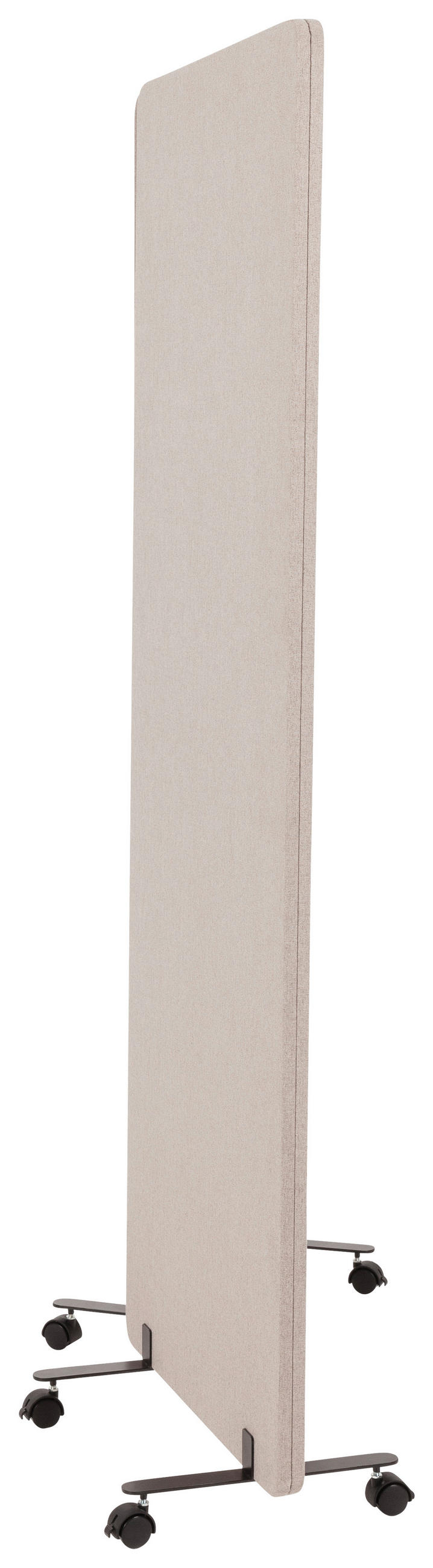 MELLANVÄGG  i metall, plast, textil  taupe  - taupe, Basics, metall/textil (60/177/35cm) - MID.YOU