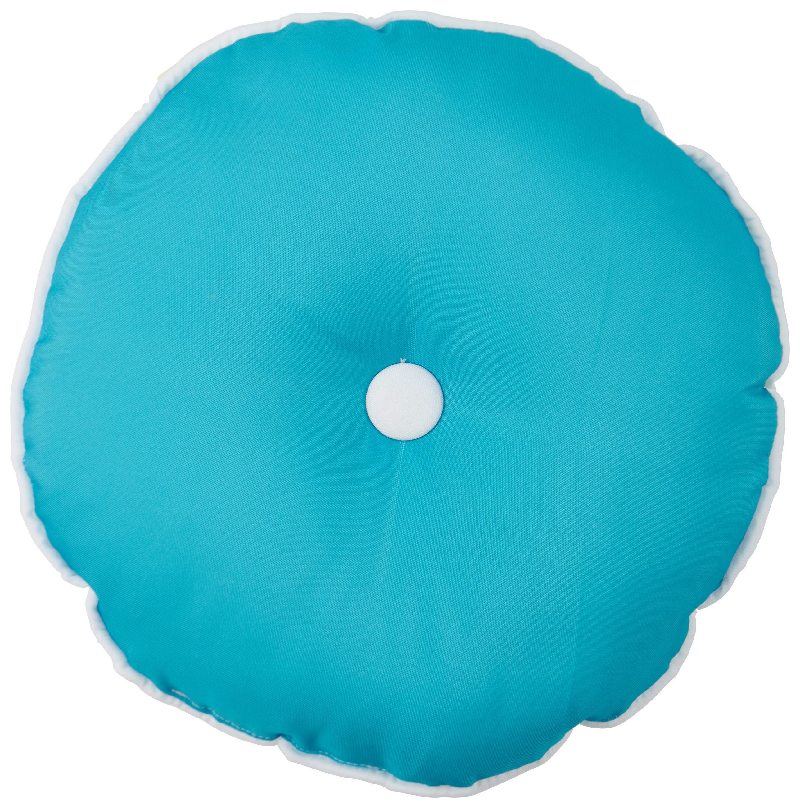 OUTDOOR-KISSEN in Türkis Uni  - Türkis, Basics, Textil (40cm) - Esposa