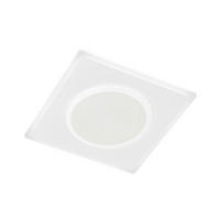 LED-DECKENLEUCHTE 38/38/6 cm   - Weiß, KONVENTIONELL, Metall (38/38/6cm) - Fischer & Honsel