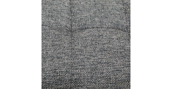 SITZBANK  in 120/47/42 cm  - Schwarz/Grau, LIFESTYLE, Textil/Metall (120/47/42cm) - Xora