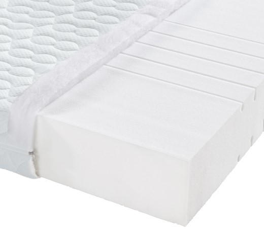 KALTSCHAUMMATRATZE 80/200 cm Höhe ca. 16 cm  - Weiß, Basics, Textil (80/200cm) - Sleeptex