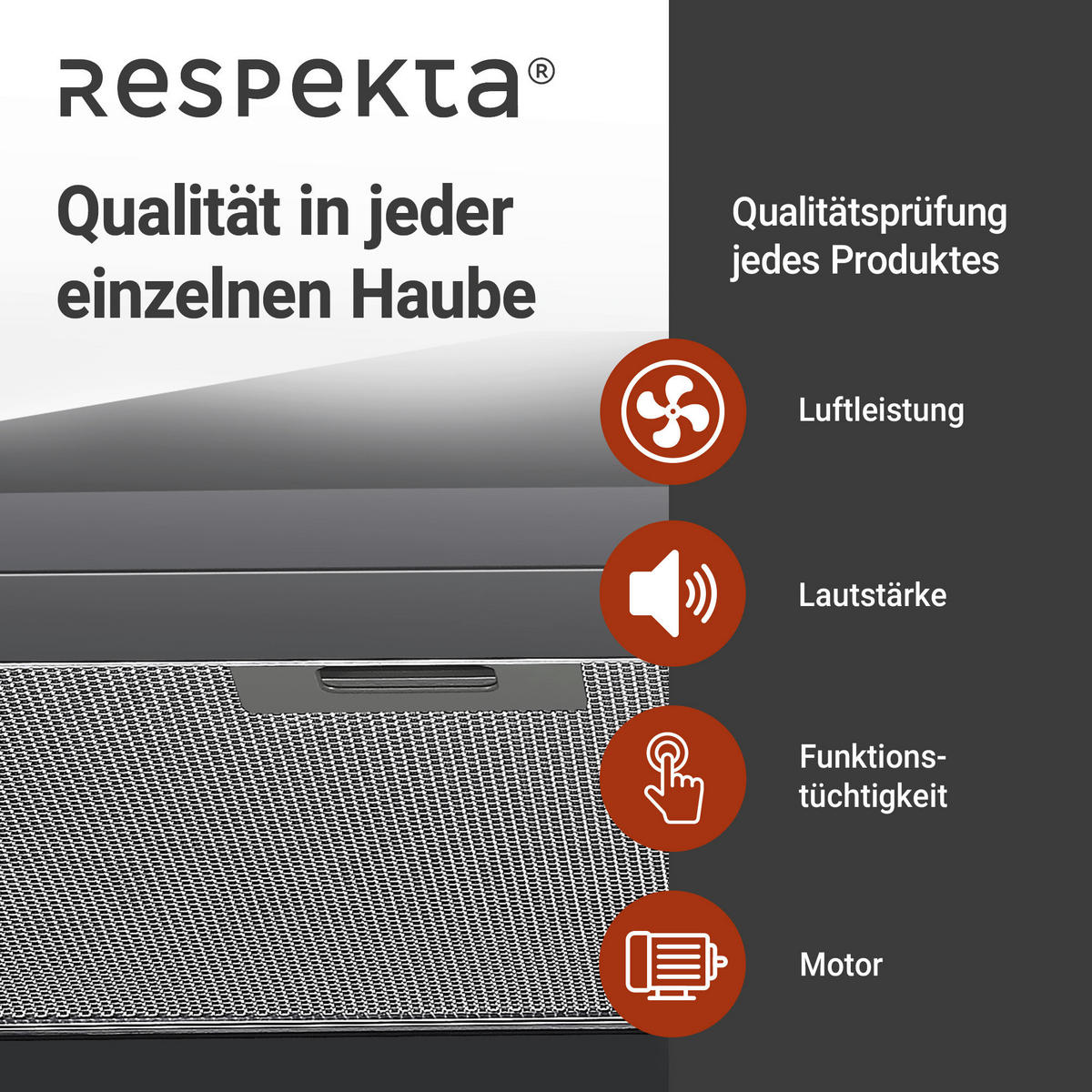 DUNSTABZUGSHAUBE CH22055SA  - Schwarz, Trend, Metall (60/58-96/47,5cm) - Respekta