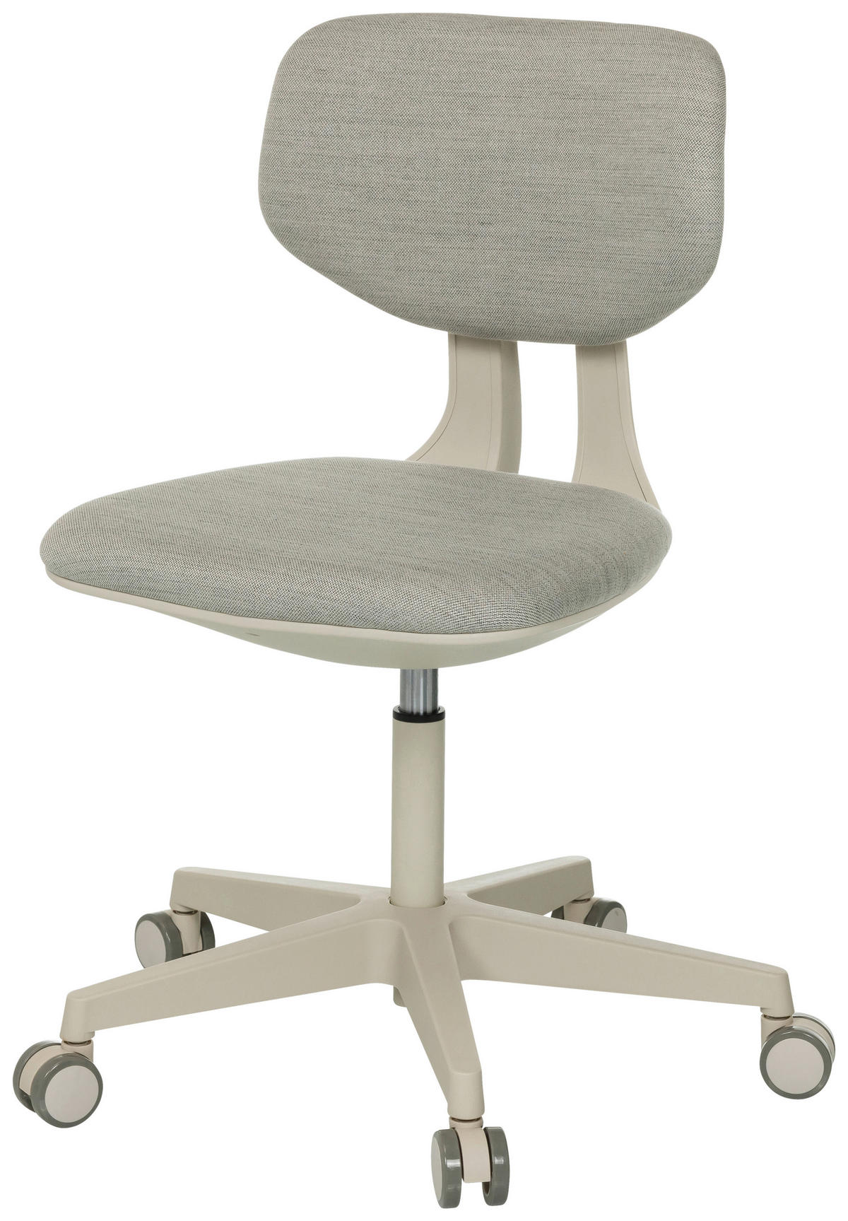 OTOČNÁ ŽIDLE PRO MLÁDEŽ, šedá - šedá/šedobílá, Moderní, textil/plast (51/72 - 87/51cm) - MID.YOU