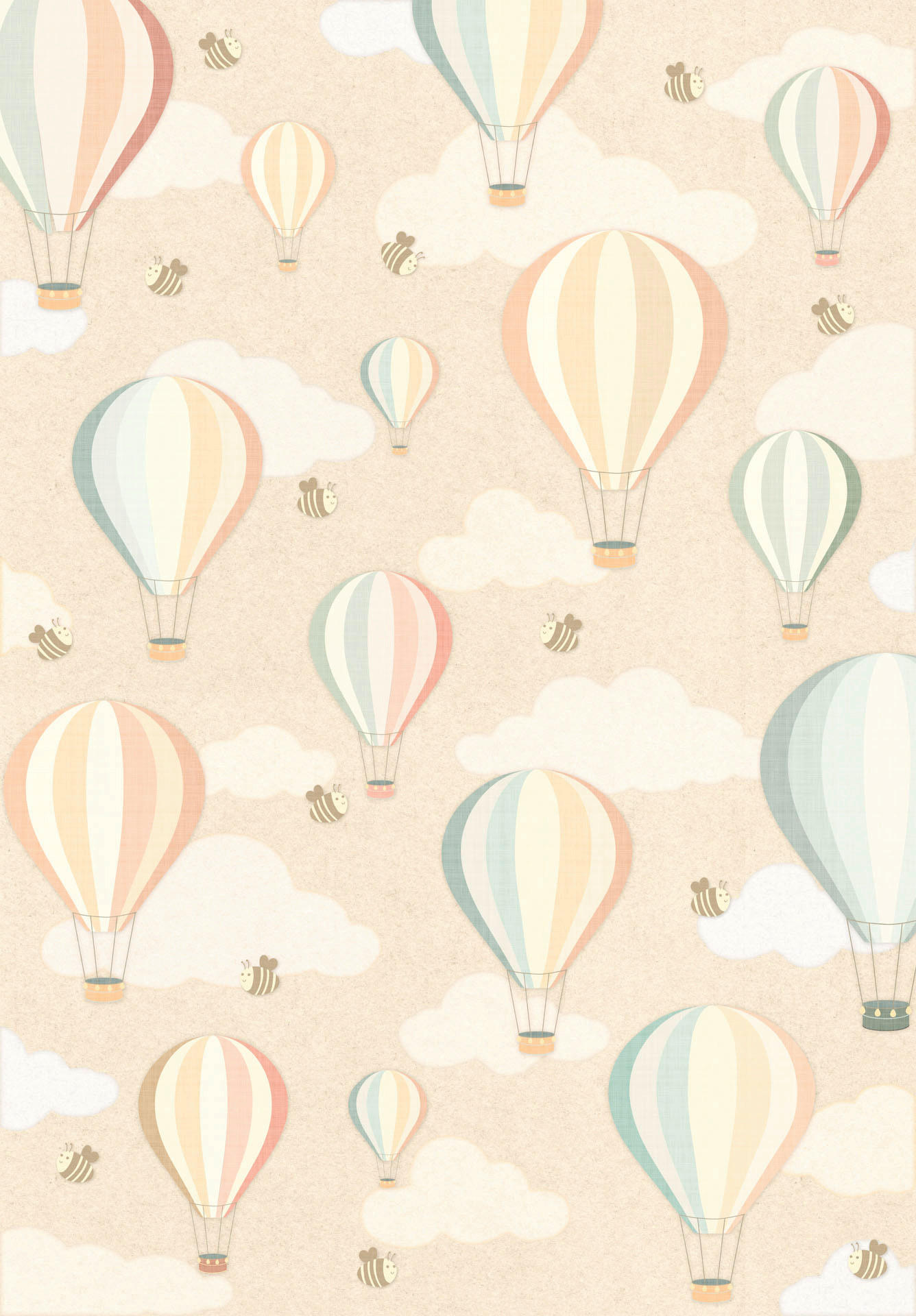 KINDERTEPPICH Living Elora 160/230 cm  in Creme, Hellrosa, Pastellblau  - Pastellblau/Hellrosa, Trend, Kunststoff/Textil (160/230cm) - Lindorug