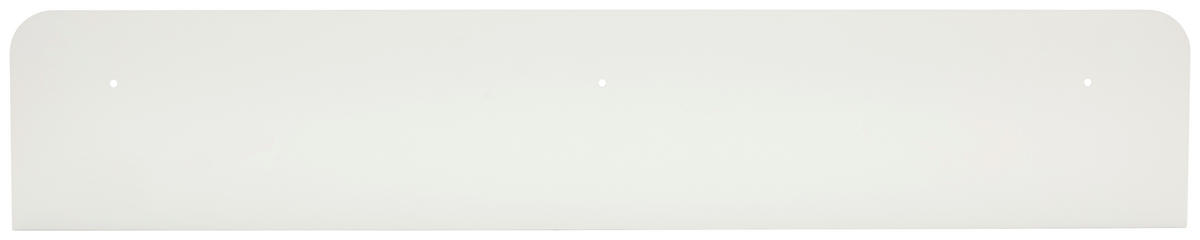 WANDBOARD Weiß  - Weiß, Design, Metall (80/15/15cm) - MID.YOU