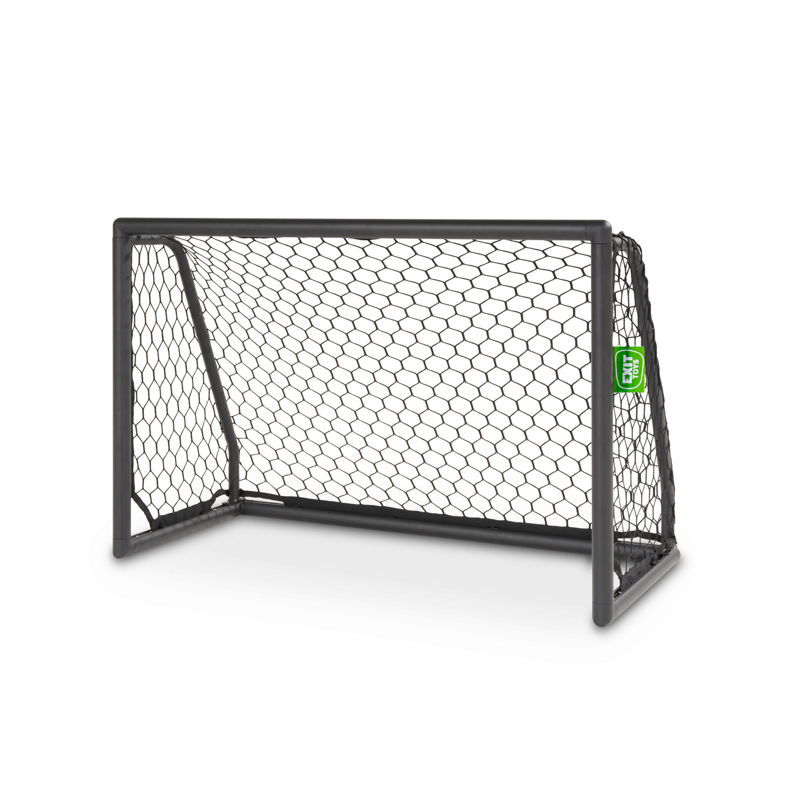 FUSSBALLTOR  - Schwarz, Konventionell, Kunststoff/Metall (120/80/55cm) - EXIT Toys