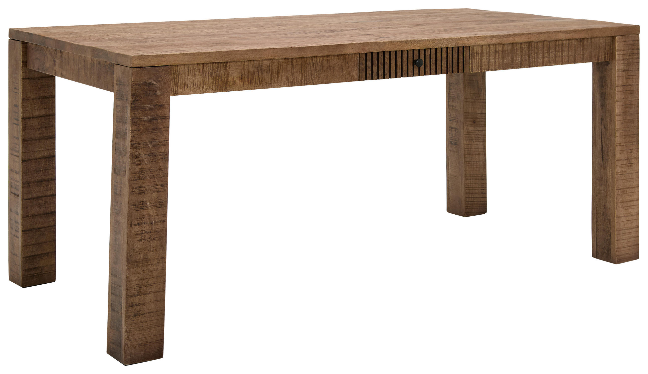 ESSTISCH 180/90/76 cm Echtholz  Holz Stauraum rechteckig Naturfarben  - Naturfarben, Design, Holz (180/90/76cm) - Carryhome