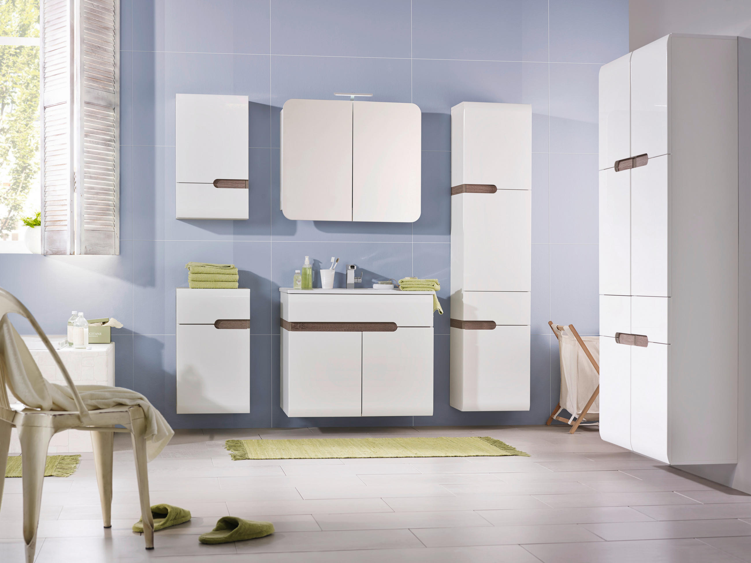 Omarica z ogledalom 80/69/16 cm - Moderno, leseni material (80/69/16cm) - Xora