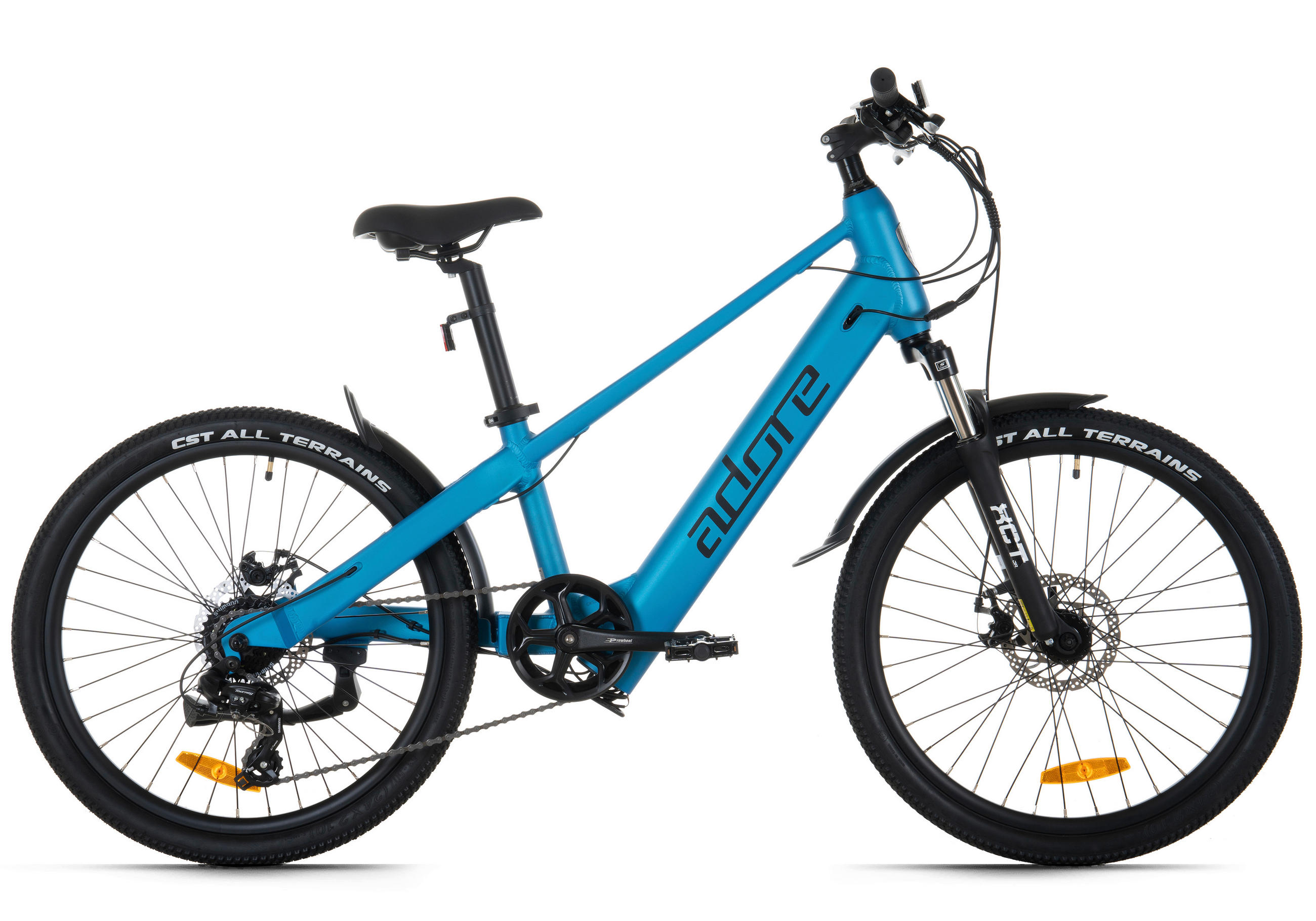 ELEKTROFAHRRAD E-Kompaktrad 24 Zoll  - Hellblau, Basics, Metall (180/70/100cm)