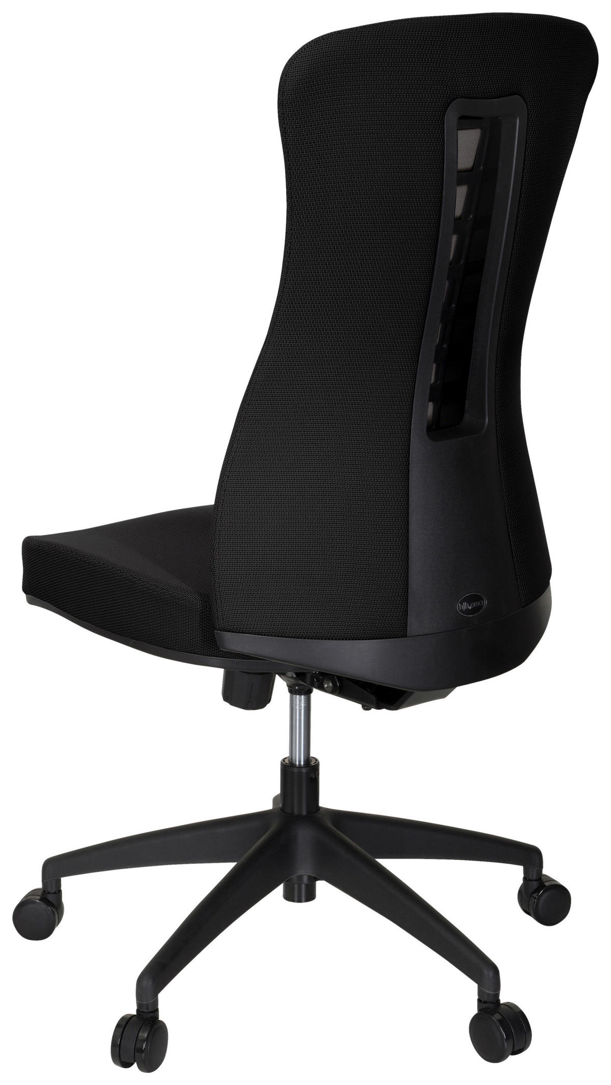 OTOČNÁ ŽIDLE, plochá tkanina, černá - černá, Moderní, textil/plast (54/116/65cm) - MID.YOU