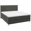 BOXSPRINGBETT 180/200 cm  in Grau  - Chromfarben/Grau, Konventionell, Kunststoff/Textil (180/200cm) - Voleo