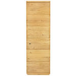 GARDEROBENSCHRANK  in 60/206/38 cm  - Eichefarben/Schwarz, Natur, Holz/Metall (60/206/38cm) - Linea Natura