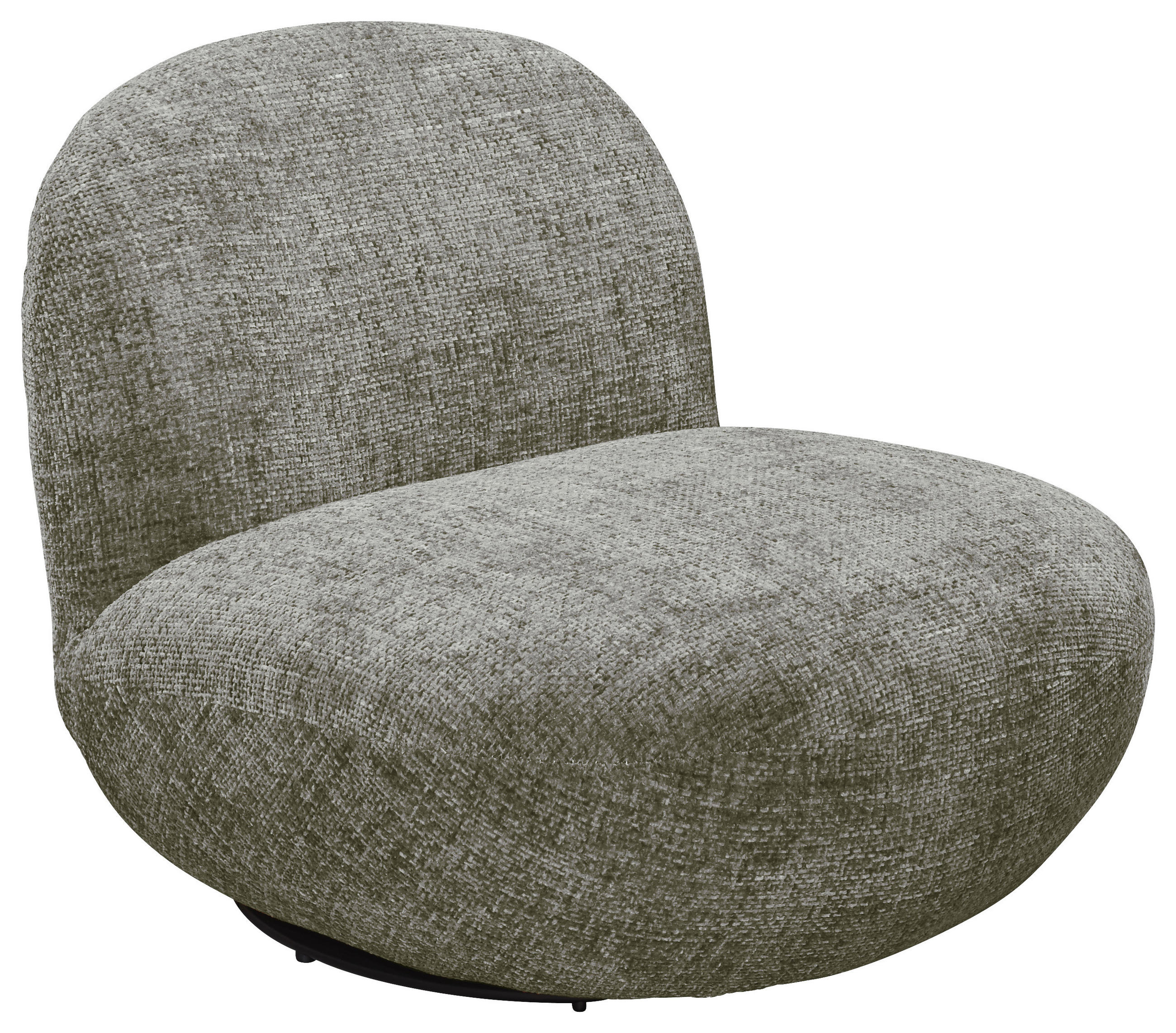 FÅTÖLJ i textil grå  - svart/grå, Modern, metall/textil (85/70/99cm) - MID.YOU