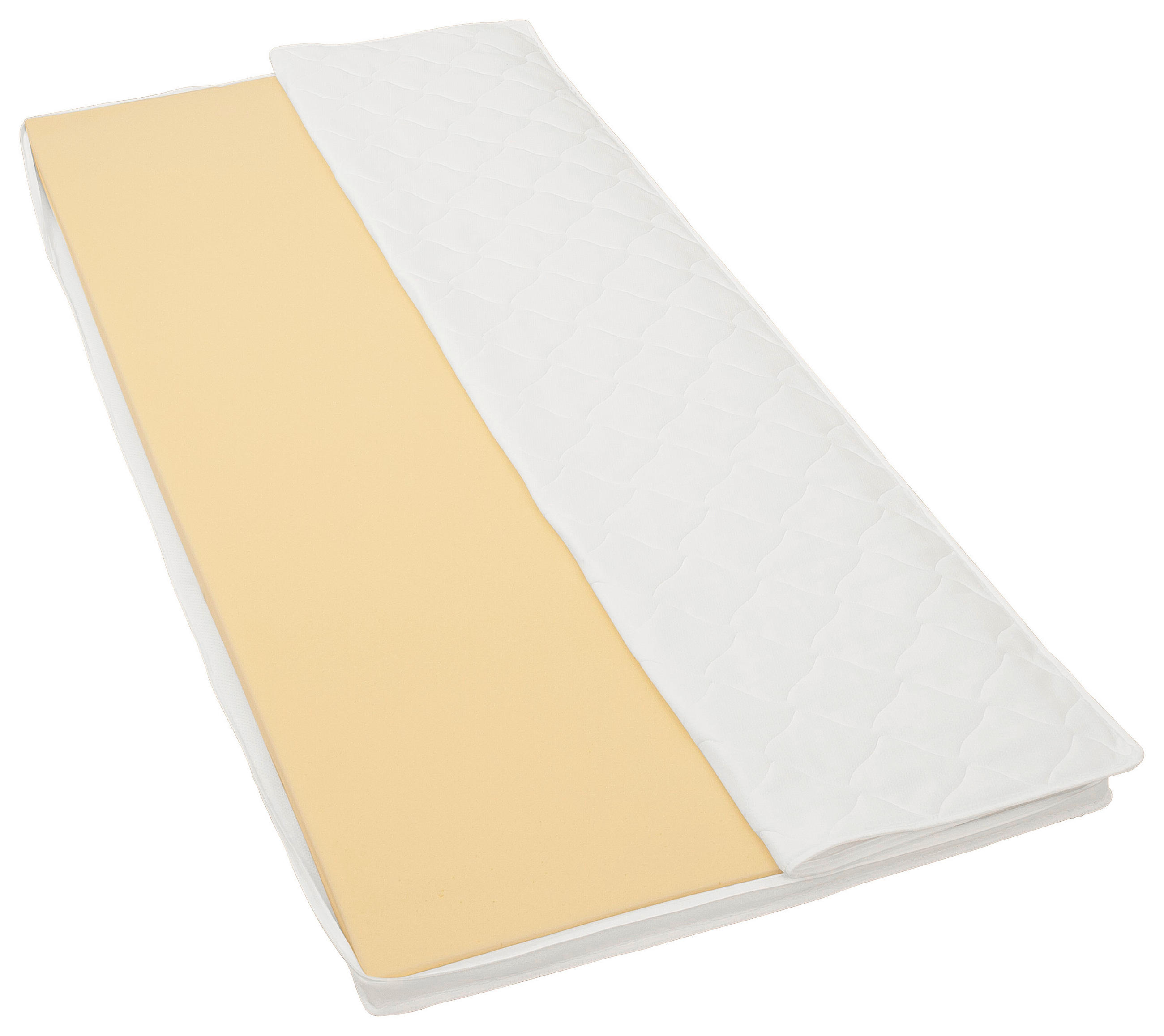 TOPPER Viscoschaumkern  - Weiß, Design, Textil (80/200cm) - Carryhome