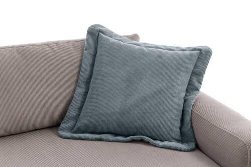 SOFAKISSEN   70/12/70 cm  - Blaugrau, Modern, Textil (70/12/70cm) - Trendmanufaktur